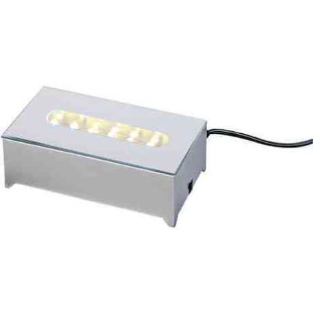 LED lys base med 12 dioder i hvidt lys
