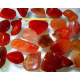 Rød Chalcedon gemstones