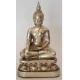 Buddha 10 cm. Forsølvet