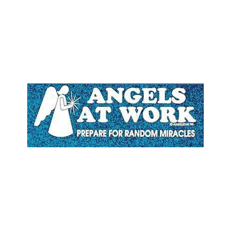 Angels at work - Klistermærke