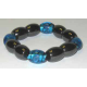 Magnetarmbånd med blå perler