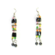 Magnetic therapy earring med multicolored perler