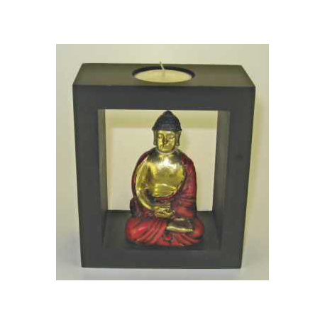 13 cm. Buddha Lysestage